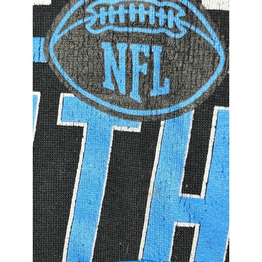 Vintage Carolina Panthers Sweatshirt Adult M Pullover Hoodie NFL Mens - Picture 4 of 6